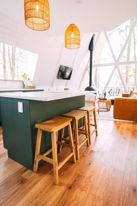 Dunlap Hollow A-Frame Rockbridge Exteriör bild