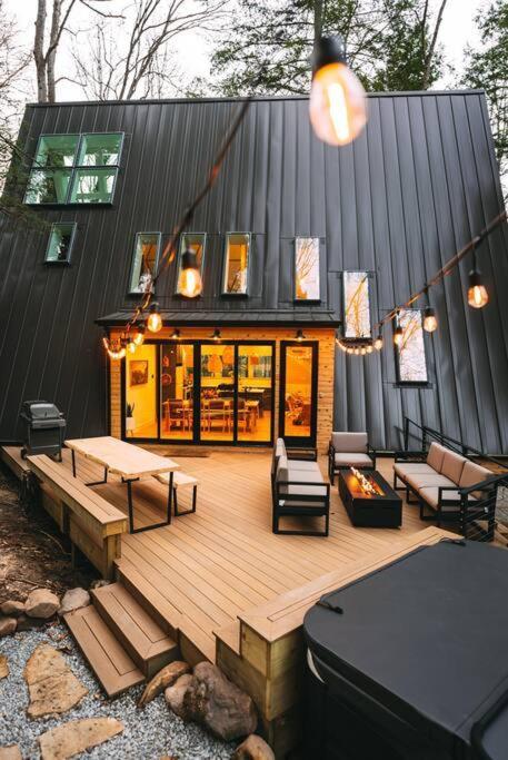 Dunlap Hollow A-Frame Rockbridge Exteriör bild