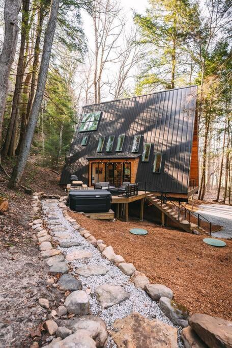 Dunlap Hollow A-Frame Rockbridge Exteriör bild