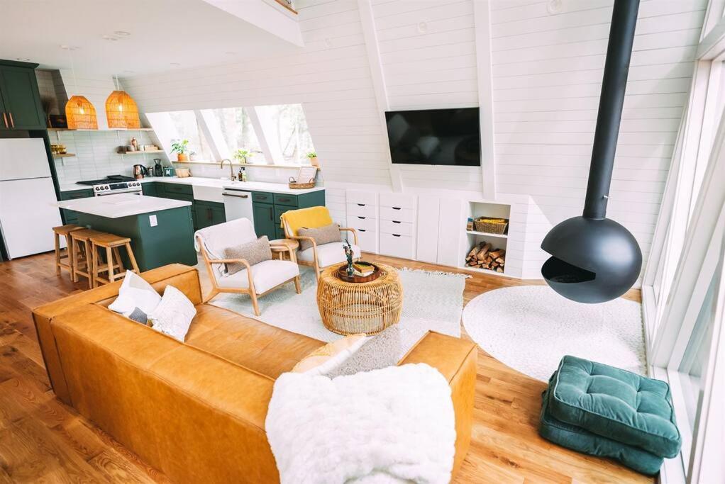 Dunlap Hollow A-Frame Rockbridge Exteriör bild