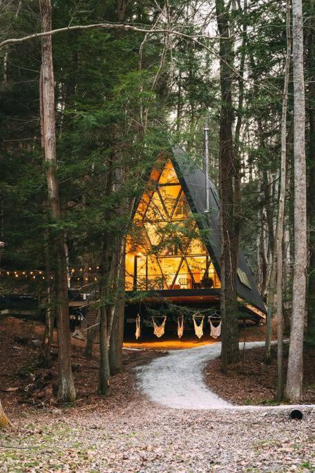 Dunlap Hollow A-Frame Rockbridge Exteriör bild