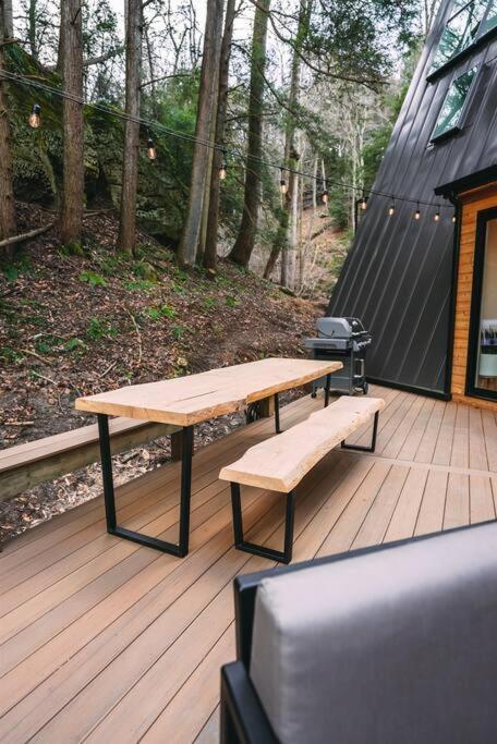 Dunlap Hollow A-Frame Rockbridge Exteriör bild